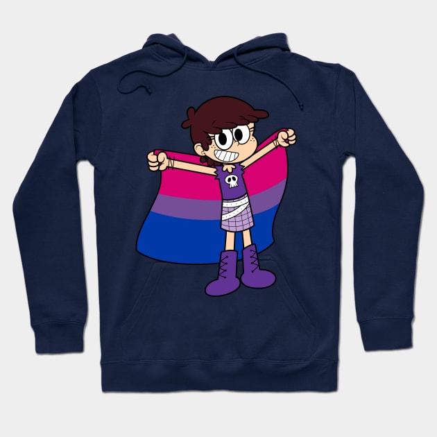 Luna Loud Bi Flag Hoodie by Vamos Ramos